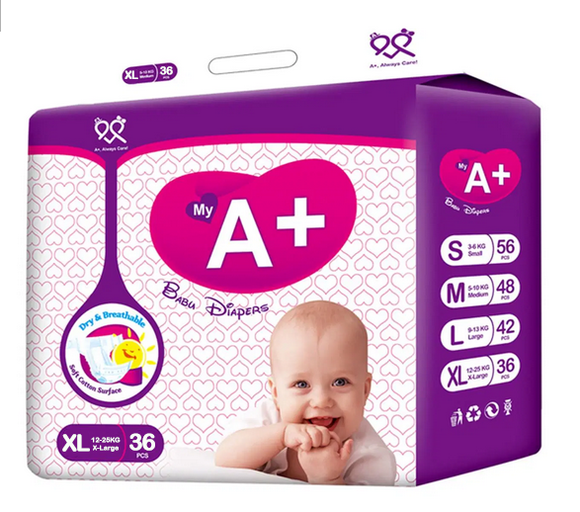 MY A+ Baby Diapers X-Large