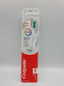Tandenborstel Colgate Total Foaming Clean 2 Pack Soft