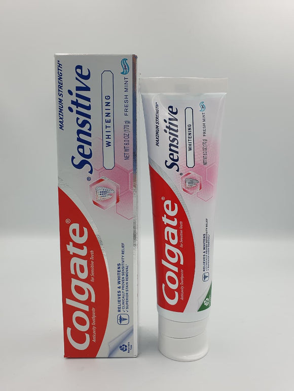 Tandpasta Colgate Sensitive Whitening Fresh Mint 170gr /6oz