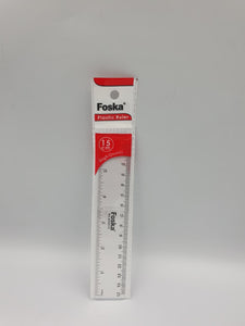 Foska Plastic Ruler 15 cm