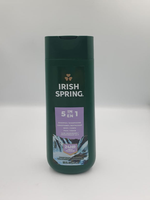 Irish Spring Body Wash 5 in 1 591ml/20oz