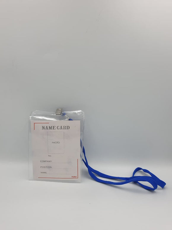 Name Card Blauw