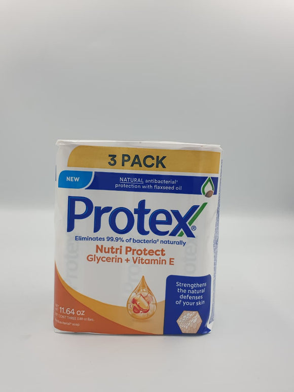 Badzeep Protex Bar Soap Vitamin E BS110gr/3.9oz 3pk