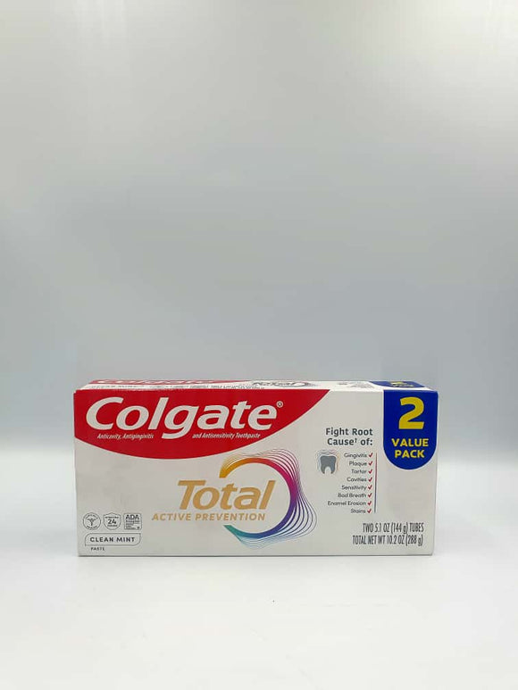 Tandpasta Colgate Total Active Prevention 2 pack 10.2OZ 288GR