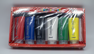 Verf, Acrylic paint 6pcs  75ml