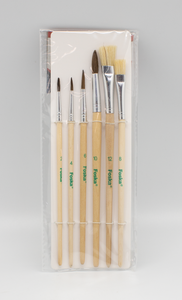 Verf kwast, Artist brush 6pcs