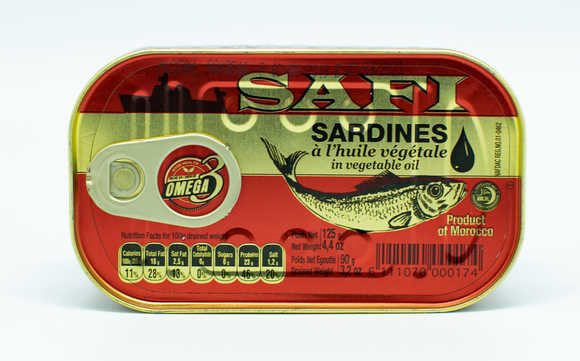 Safi Sardines Vegetable Oil 125gr