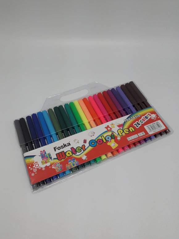 Gekleurd stift, Water Color Pen 24 colors