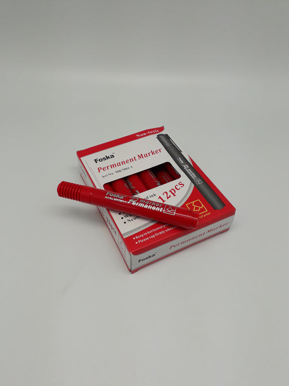 Markeer stift, Permanent Marker Red