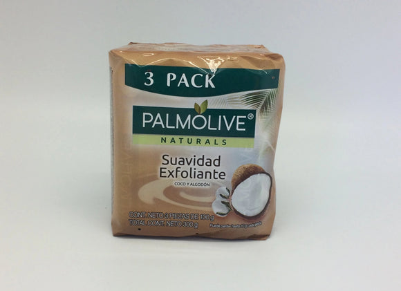 Badzeep Palmolive Naturals Bar Soap Coconut & Cotton 100G/3.5OZ 3pk