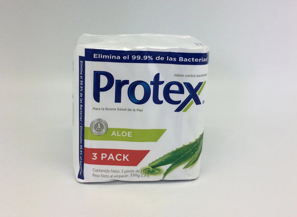Badzeep Protex Bar Soap Aloe BS110gr/3.9oz 3pk
