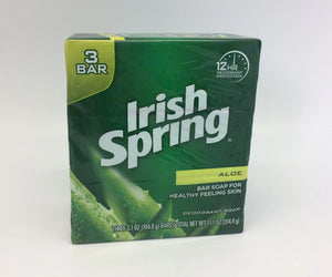 Badzeep Irish Spring Bar Soap Aloe 3.75OZ 3pk