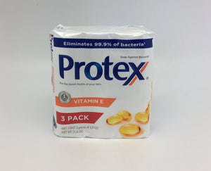 Badzeep Protex Bar Soap Vitamin E BS110gr/3.9oz 3pk