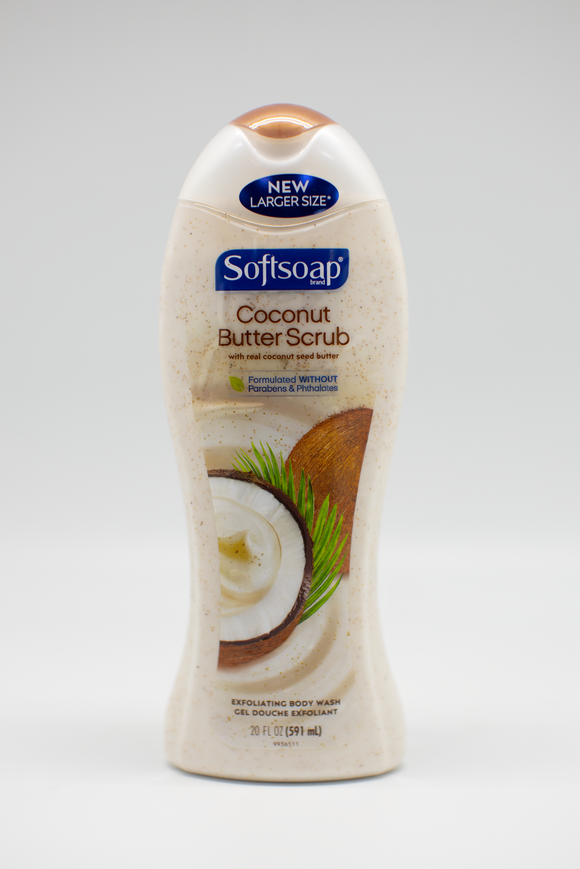 Softsoap Coconut Butter Scrub 591ml/20oz