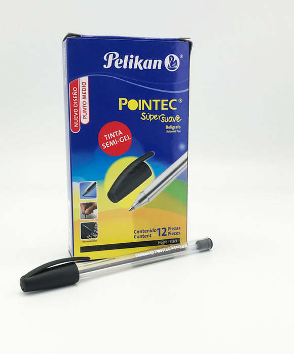 Pennen, Pelikan Pointec Ballpoint Zwart