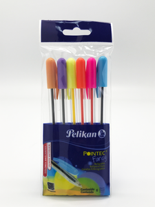 Pelikan Fancy Pennen, 6 kleuren in 1 pak